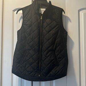 Black Quilted Vest